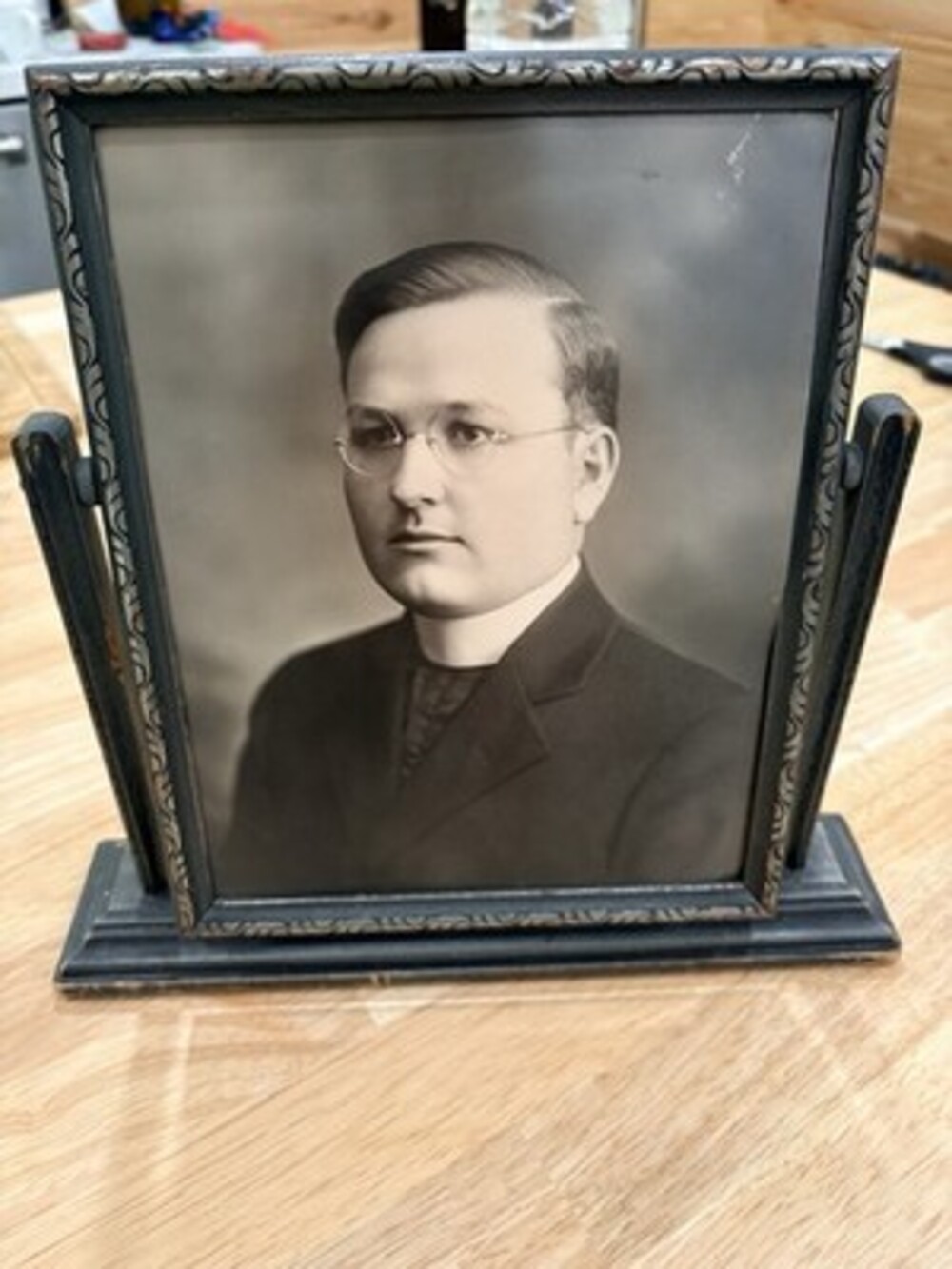Vintage Photo, Subject Unknown, Could claim him as your late uncle Henry